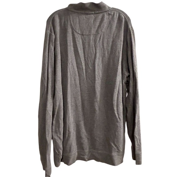 Peter Millar Men's XXL Gray Quarter-Zip Pullover Sweater Long Sleeve - Picture 8 of 10
